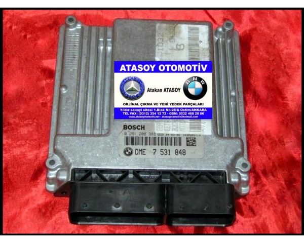 BMW E46 318İ MOTOR BEYNİ 0261208388 7531848 7531849 7541459 7541460 7563328 7563329 12147531848 12147531849 12147541459 12147541460 12147563328 12147563329 DME7531848 DME7531849 DME7541459 DME7541460 DME7563328